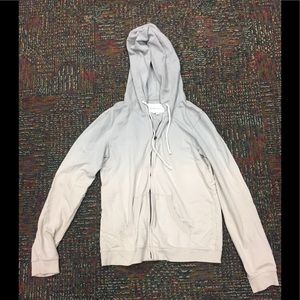 BCBG hooded zipper sweatshirt size M